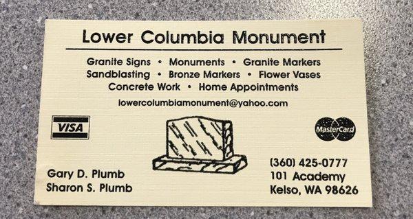 Lower Columbia Monument