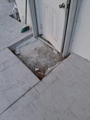 Dangerous situation.