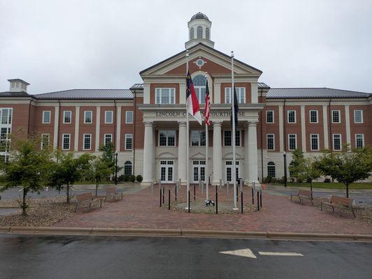 The new Lincoln County Courthouse, Lincolnton