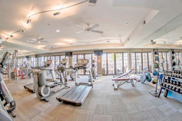 State-of-the-art fitness center