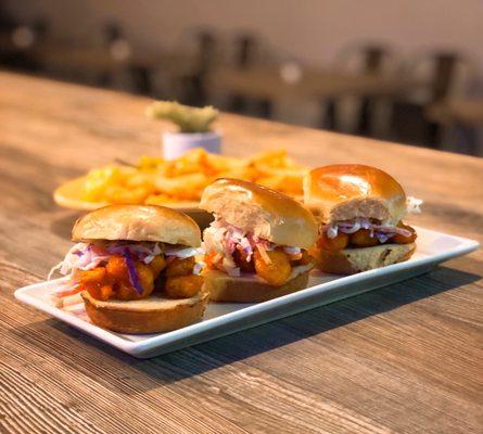 Buffalo cauliflower sliders