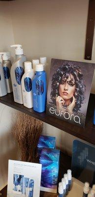 Eufora haircare is aloe based leaving your hair in beautiful shiny condition. Loved by all our clients!