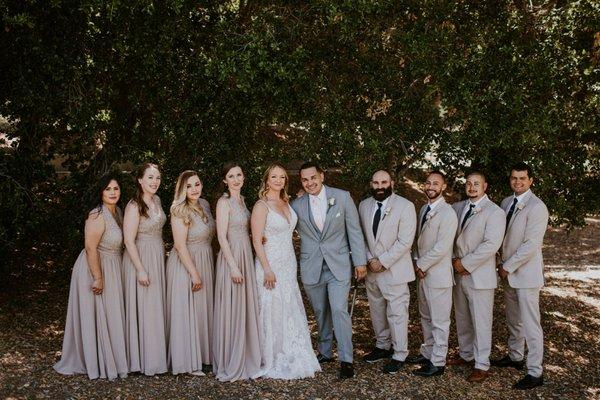 The beautiful hair Alexis did for my wedding