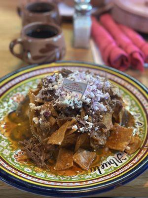 Chilaquiles de birria