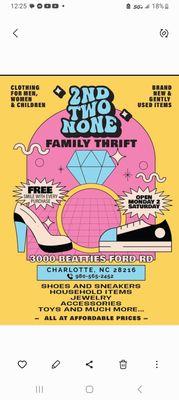 2Nd TwoNone Family Thrift