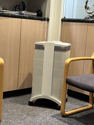 IQAir air purifier, there are multiple unites in the facility!