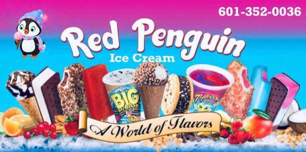 Red Penguin Ice Cream