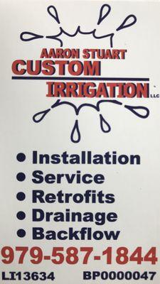 Aaron Stuart Custom Irrigation