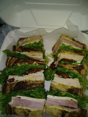 Club on marble rye!! delicious!!!