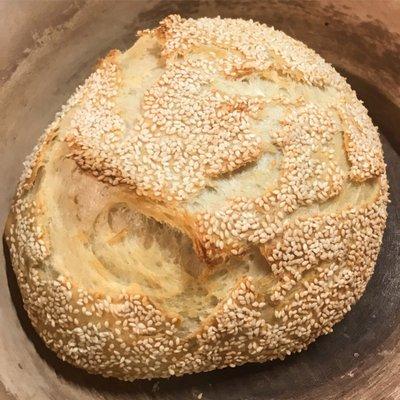Sesame artisan bread