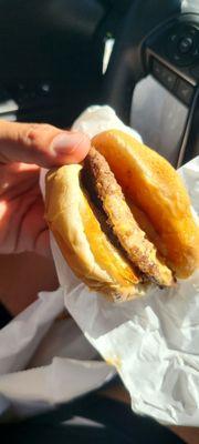 plain kids meal burger. was real good though!