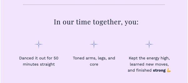 My progress report after my 1st workout!!! How cute is this?!!