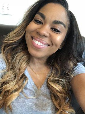 3 bundles of Cambodian hair, installed and provided by Teresa