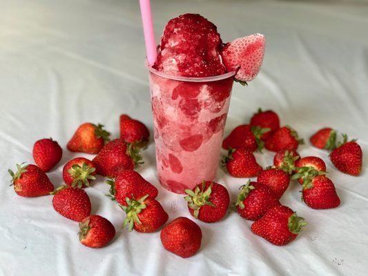 Raspado de  Fresas Natural