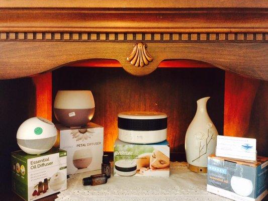 We have a range of therapeutic essential oils and accessories, for wellness at home.
