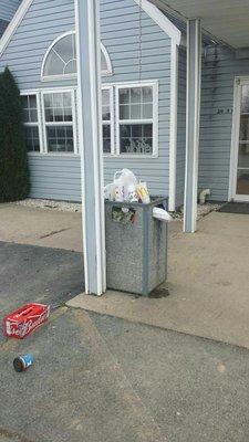 Looked like this while employees walked in and out continually