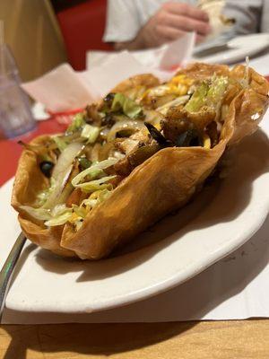 Chicken tortilla salad