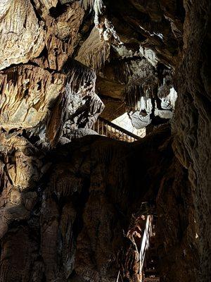 The stairs of the cave.