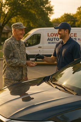 Our Appreciation for Veterans
To give back, we proudly offer a Veterans Discount on all auto glass services.