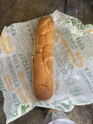 Ordered online and so they thought they could scam and give me almost nothing. Thought I got bread