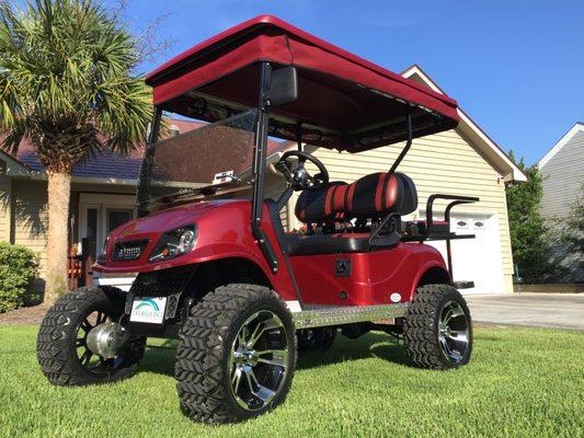 Finished beach ready LSV delivered on time