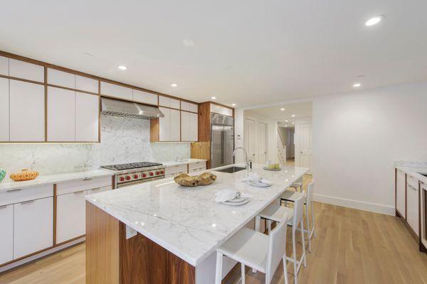 NYC Townhouse Marble Counter and