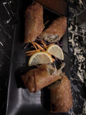 Egg rolls were superb