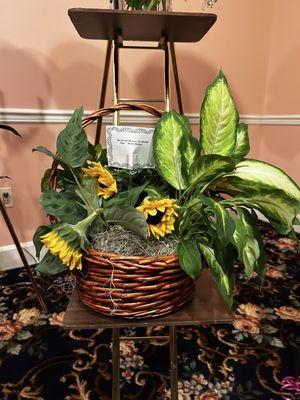 What I received dead arrangement