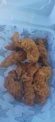 Overcooked, dried out, and hard. The worst