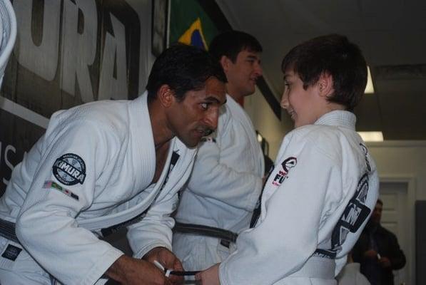 Brazilian Jiu Jitsu is for all ages. The curriculum includes discipline and cardiovascular training great for kids and teens.