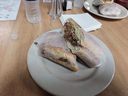 Traditional Cuban sandwich