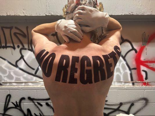 No Regrets Tattoo Experience