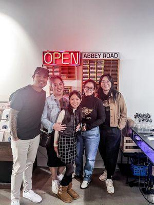 With the amazing owners!