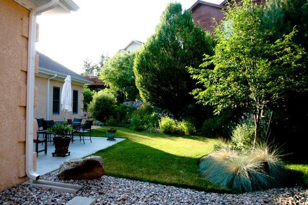A backyard in Golden.