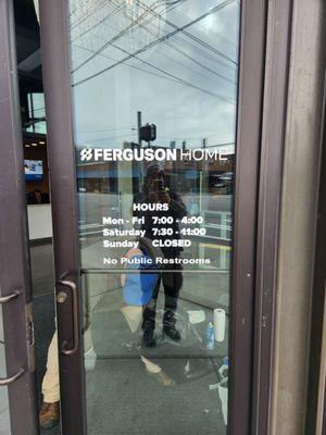 Ferguson Home Signage on Door