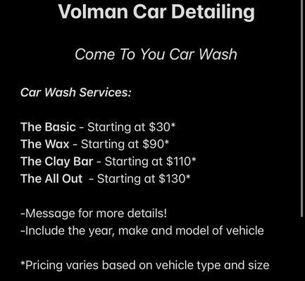 Volman Car Detailing