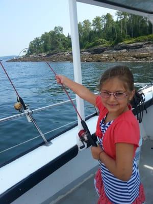 My daughters forst fishing trip and it was a great one!