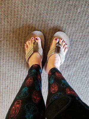 Had a mani and pedi as a birthday present. Meg was great and I felt completely pampered. So many color choices to pick also.