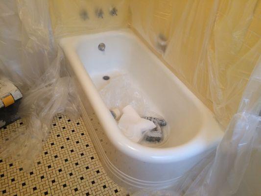Tub refinishing