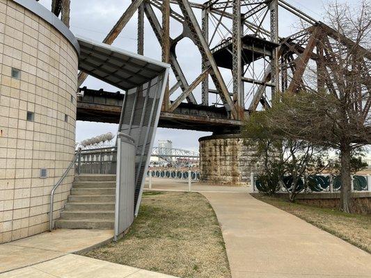 View from walking trail
