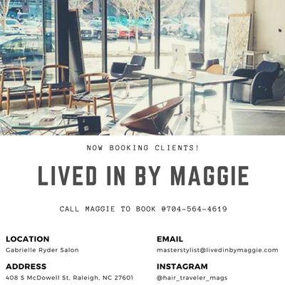 Excited to be serving all my loyal clients and potential new clients!