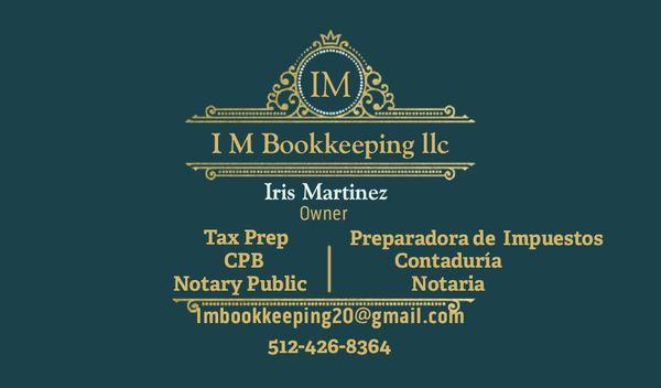 IM Bookkeeping