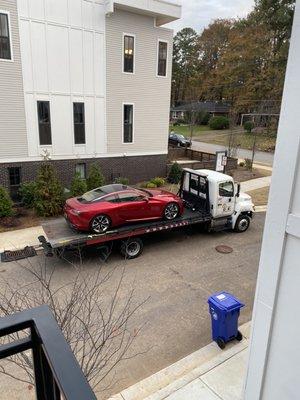 My car was damaged outside the towns of north Decatur