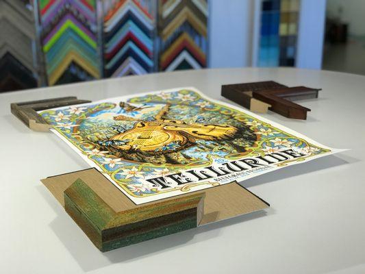 Book online for your own personal design and framing experience.