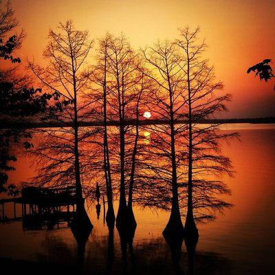 Sunset at the lake