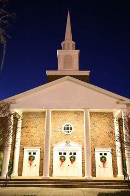 The front of our beautiful church!