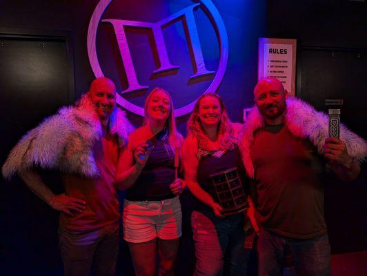 We escaped! You get to take this fun picture afterwards!