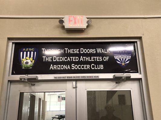 A great soccer club values its players!
