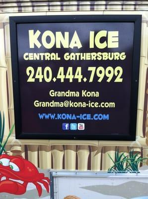 Kona Ice Central Gaithersburg/Germantown