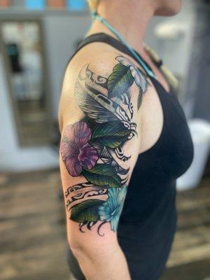 A cover tattoo amazing job!